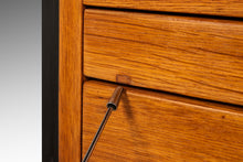 Load image into Gallery viewer, Mid-Century Modern Executive Desk in Oak &amp; Steel w/ Leather Top Attributed to Herbert Hirche for Holzäpfel, Germany, c. 1960s-ABT Modern
