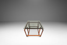 Load image into Gallery viewer, Rare Mid-Century Danish Modern Rosewood &amp; Smoked Glass End Table by Henning Nørgaard for Komfort of Denmark, c. 1960's
