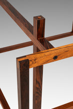 Load image into Gallery viewer, Rare Mid-Century Danish Modern Rosewood &amp; Smoked Glass End Table by Henning Nørgaard for Komfort of Denmark, c. 1960's
