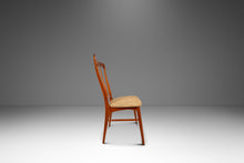 Load image into Gallery viewer, Single Danish Mid-Century Modern "Ingrid" Model Dining Chair in Teak &amp; Original Fabric by Niels Koefoed, Denmark, c. 1960s
