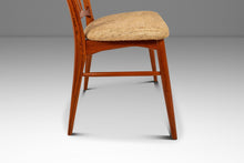 Load image into Gallery viewer, Single Danish Mid-Century Modern "Ingrid" Model Dining Chair in Teak &amp; Original Fabric by Niels Koefoed, Denmark, c. 1960s
