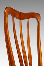 Load image into Gallery viewer, Single Danish Mid-Century Modern "Ingrid" Model Dining Chair in Teak &amp; Original Fabric by Niels Koefoed, Denmark, c. 1960s
