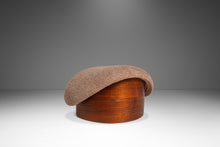 Load image into Gallery viewer, Restored Mid-Century Modern Poof / Mushroom Ottoman Footstool by Weiland Paired Well w/ Adrian Pearsall or Milo Baughman Chairs, USA, 1960s

