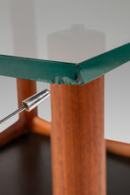 Load image into Gallery viewer, Set of Two (2) Tubular Glass-Top End Tables After Adrian Pearsall for Craft Associates, c. 1960s
