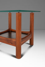 Load image into Gallery viewer, Set of Two (2) Tubular Glass-Top End Tables After Adrian Pearsall for Craft Associates, c. 1960s
