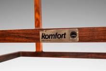 Load image into Gallery viewer, Rare Mid-Century Danish Modern Rosewood &amp; Smoked Glass End Table by Henning Nørgaard for Komfort of Denmark, c. 1960's
