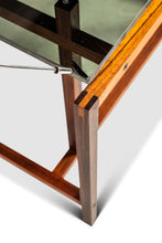 Load image into Gallery viewer, Rare Mid-Century Danish Modern Rosewood &amp; Smoked Glass End Table by Henning Nørgaard for Komfort of Denmark, c. 1960's
