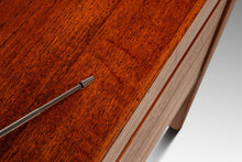 Load image into Gallery viewer, Danish Mid-Century Modern "Floating" Executive Desk in Teak by Dyrlund, Denmark, c. 1960s
