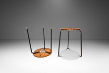 Load image into Gallery viewer, Set of Two (2) Early Model 3170 "Dot" Stools / Nesting Tables by Arne Jacobsen for Fritz Hansen, Demark, c. 1960s
