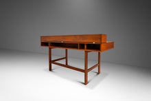 Load image into Gallery viewer, Danish Mid-Century Modern Flip-Top Executive Desk in Teak by Peter Løvig Nielsen, Denmark, c. 1960s
