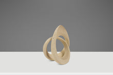 Load image into Gallery viewer, Abstract Postmodern Textured Intertwined Loop Sculpture in Stucco, USA, c. 1980s
