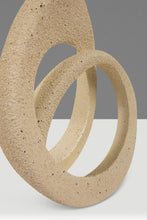 Load image into Gallery viewer, Abstract Postmodern Textured Intertwined Loop Sculpture in Stucco, USA, c. 1980s
