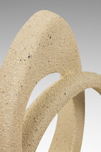 Load image into Gallery viewer, Abstract Postmodern Textured Intertwined Loop Sculpture in Stucco, USA, c. 1980s
