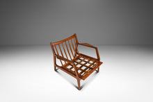 Load image into Gallery viewer, Danish Modern Model 596 Lounge Chair in Beech &amp; Bouclé by Lawrence Peabody and Ib Kofod Larsen for Selig, Denmark, c. 1950's
