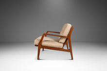 Load image into Gallery viewer, Danish Modern Model 596 Lounge Chair in Beech &amp; Bouclé by Lawrence Peabody and Ib Kofod Larsen for Selig, Denmark, c. 1950's
