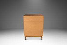 Load image into Gallery viewer, Mid-Century Modern Art Deco "Kohinoor" Four-Drawer Highboy Dresser Chest of Drawers in Birch by Heywood Wakefield, USA, c. 1950s
