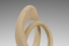 Load image into Gallery viewer, Abstract Postmodern Textured Intertwined Loop Sculpture in Stucco, USA, c. 1980s
