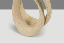 Load image into Gallery viewer, Abstract Postmodern Textured Intertwined Loop Sculpture in Stucco, USA, c. 1980s
