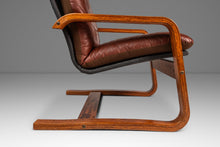 Load image into Gallery viewer, Set of Two (2) Scandinavian Modern Bentwood Lounge Chairs in the Manner of Ingmar Relling, Scandinavia, c. 1980s
