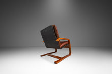 Load image into Gallery viewer, Set of Two (2) Scandinavian Modern Bentwood Lounge Chairs in the Manner of Ingmar Relling, Scandinavia, c. 1980s
