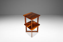 Load image into Gallery viewer, Rare Set of Two ( 2 ) Mid-Century Modern Side Tables / End Tables in Walnut by John Keal for Brown Saltman, USA, c. 1960s
