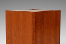 Load image into Gallery viewer, Danish Mid-Century Modern Cubist Pedestal Plant Stand in Teak by FBJ Møbler, Denmark, c. 1970s
