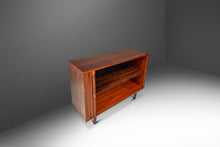 Load image into Gallery viewer, Mid-Century Danish Modern Wood Credenza / Cabinet w/ Tambour Door by Marius Byrialsen for Nipu Møbelfabrik, Denmark, c. 1960s
