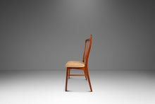 Load image into Gallery viewer, Single Danish Mid-Century Modern "Ingrid" Model Dining Chair in Teak &amp; Original Fabric by Niels Koefoed, Denmark, c. 1960s
