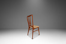 Load image into Gallery viewer, Single Danish Mid-Century Modern "Ingrid" Model Dining Chair in Teak &amp; Original Fabric by Niels Koefoed, Denmark, c. 1960s
