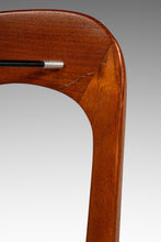 Load image into Gallery viewer, Single Danish Mid-Century Modern "Ingrid" Model Dining Chair in Teak &amp; Original Fabric by Niels Koefoed, Denmark, c. 1960s
