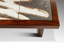 Load image into Gallery viewer, Danish Mid-Century Modern Coffee Table in Rosewood w/ Signed Tile Inlay by Ole Bjørn Krüger for OX Art, Denmark, c. 1970s
