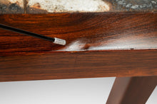 Load image into Gallery viewer, Danish Mid-Century Modern Coffee Table in Rosewood w/ Signed Tile Inlay by Ole Bjørn Krüger for OX Art, Denmark, c. 1970s
