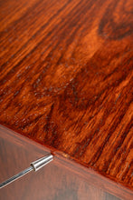 Load image into Gallery viewer, Mid-Century Danish Modern Wood Credenza / Cabinet w/ Tambour Door by Marius Byrialsen for Nipu Møbelfabrik, Denmark, c. 1960s

