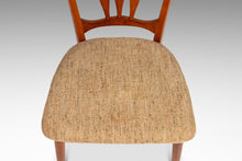 Load image into Gallery viewer, Single Danish Mid-Century Modern "Ingrid" Model Dining Chair in Teak &amp; Original Fabric by Niels Koefoed, Denmark, c. 1960s
