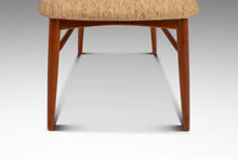 Load image into Gallery viewer, Single Danish Mid-Century Modern "Ingrid" Model Dining Chair in Teak &amp; Original Fabric by Niels Koefoed, Denmark, c. 1960s
