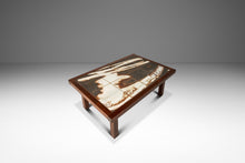 Load image into Gallery viewer, Danish Mid-Century Modern Coffee Table in Rosewood w/ Signed Tile Inlay by Ole Bjørn Krüger for OX Art, Denmark, c. 1970s
