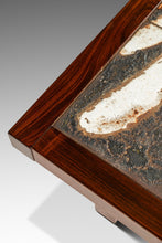 Load image into Gallery viewer, Danish Mid-Century Modern Coffee Table in Rosewood w/ Signed Tile Inlay by Ole Bjørn Krüger for OX Art, Denmark, c. 1970s
