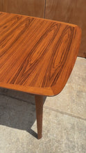 Load and play video in Gallery viewer, Rare Mid-Century Scandinavian Modern Expansion Dining Table w/ Stow-in-Table Leaves in Teak by Westnofa, Norway, c. 1970s
