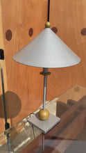 Load and play video in Gallery viewer, Postmodern Memphis Style Table Lamp by George Kovacs for Sonneman, USA, c. 1990s
