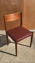 Load and play video in Gallery viewer, Mid-Century Danish Modern Side / Dining Chair in Teak &amp; Leather by Poul Volther for Frem Røjle, Denmark, c. 1970s
