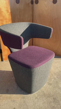 Load and play video in Gallery viewer, Set of Two (2) Post Modern "Bison" &amp; "Venus" Lounge / Accent Chairs in Mohair by Simon Pengelly for Allermuir, United Kingdom, c. 2010s
