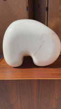 Load and play video in Gallery viewer, 1 of 1 Organic Abstract Modern &quot;Cloud&quot; Sculpture in Carved from Solid Afyon White Marble by Mark Leblanc for Leblanc Studios, USA, c. 2020s
