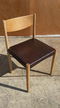Load and play video in Gallery viewer, Restored Mid-Century Danish Modern Side / Dining Chair in Oak &amp; Leather by Poul Volther for Frem Røjle, Denmark, c. 1970s
