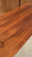 Load and play video in Gallery viewer, Substantial 6 Foot MCM Modernist Handmade Minimalist Custom-made Studio / Gallery Dining Table in Walnut, USA, c. 1980s
