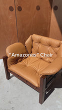 Load and play video in Gallery viewer, Mid-Century Modern &#39;Amazonas&#39; Lounge Chair in Rosewood by Jean Gillon for Italma, Brazil, c. 1970s
