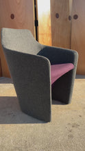 Load and play video in Gallery viewer, Post Modern "Venus" Lounge Accent Chair in Mohair by Simon Pengelly for Allermuir, United Kingdom, c. 2010's
