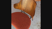 Load and play video in Gallery viewer, Set of Two (2) Restored Danish Modern &#39;Penguin&#39; Chairs by Ib Kofod-Larsen for Selig, Denmark, c. 1960&#39;s
