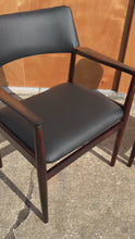 Load and play video in Gallery viewer, Set of Two (2) MCM Danish Modern Armchairs in Rosewood &amp; Leather by Erik Wørts for Soro Stolefabrik, Denmark, c. 1960's
