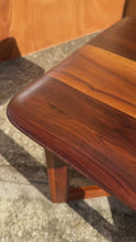 Load and play video in Gallery viewer, Rare Mid-Century Modern Side Table / End Table in Solid Walnut by John Keal for Brown Saltman, USA, c. 1960s
