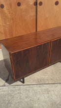 Load and play video in Gallery viewer, Restored Danish Modern Cabinet / Buffet / Credenza by Carlo Jensen for Hundevad and Co., Denmark, c. 1960s
